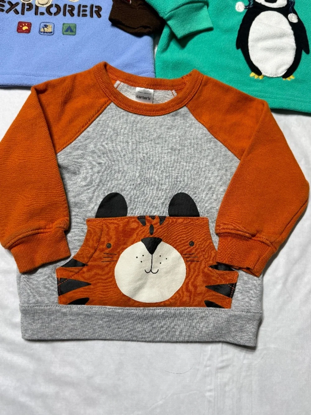 Carter's Toddler Baby Boy Cute Sweaters Bundle Size 12 Months